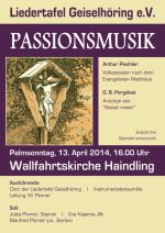 Passionskonzert Haindling 